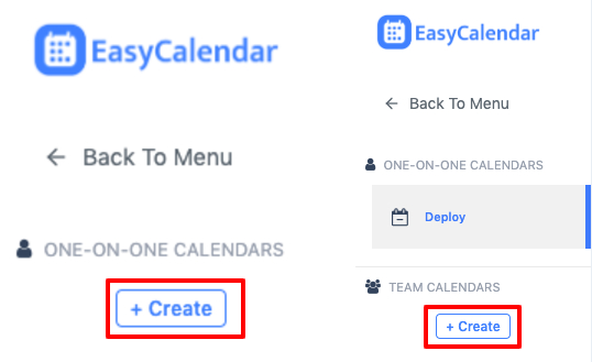 Setup Calendars: EasyCalendar