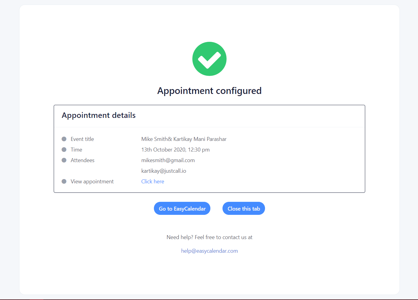 appointment approval