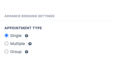 appointment types