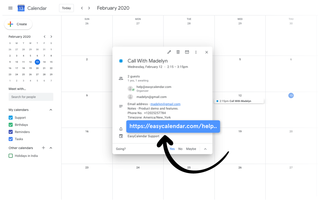 webex easycalendar